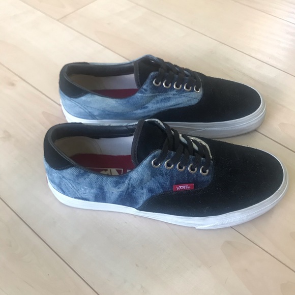 vans era denim